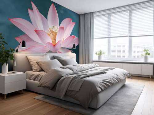 Gros plan sur la fleur de lotus