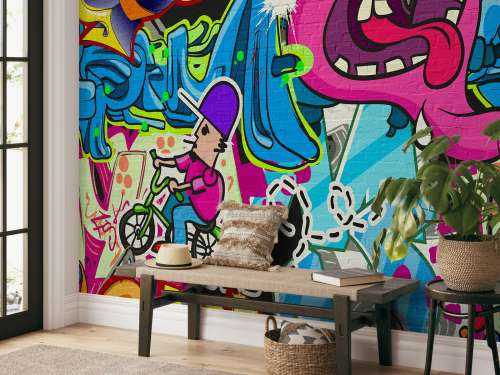 Des graffitis durs