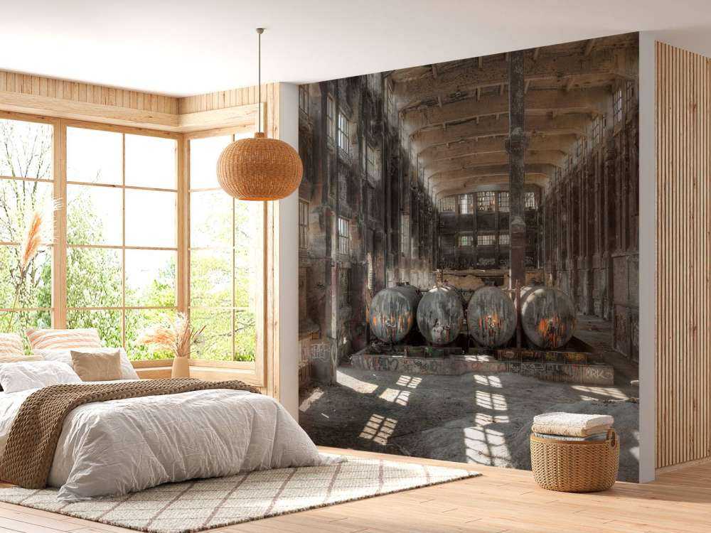 Usine de décors en film