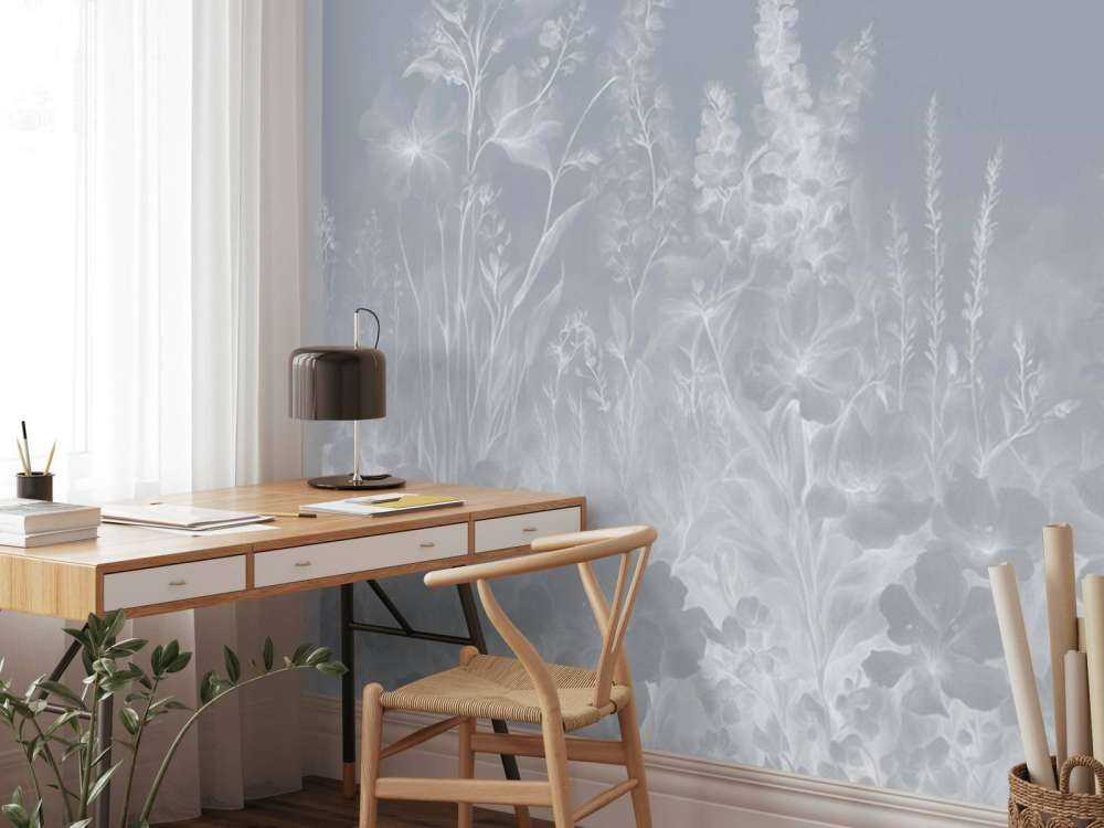 Jardin anglais tendre - gris