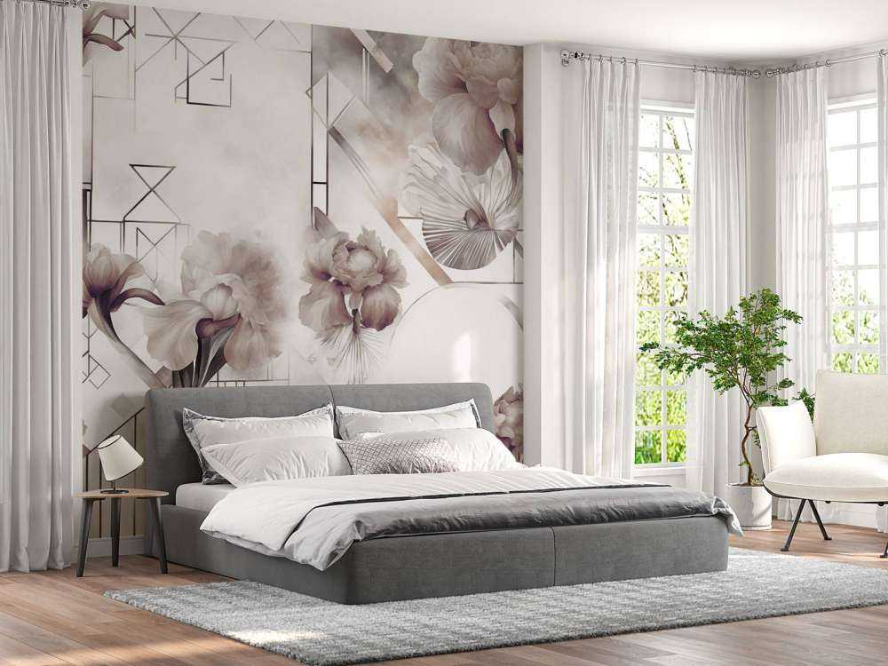 Géométrie Aquarelle Marron