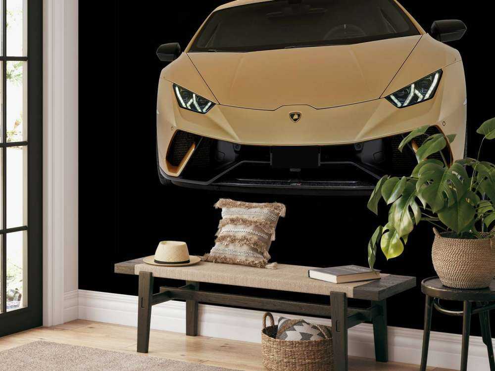 Lamborghini Huracán - Avant, noir