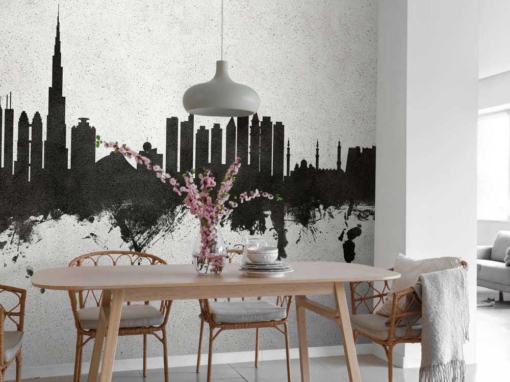 Aquarelle skyline, Dubaï