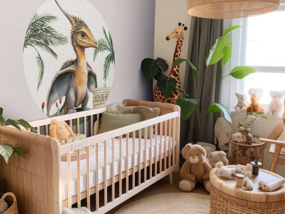 Bébé ptéranodon dans la jungle