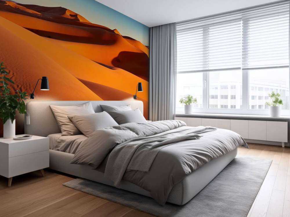 Désert au coucher du soleil