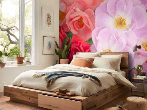 Fleurs multicolores