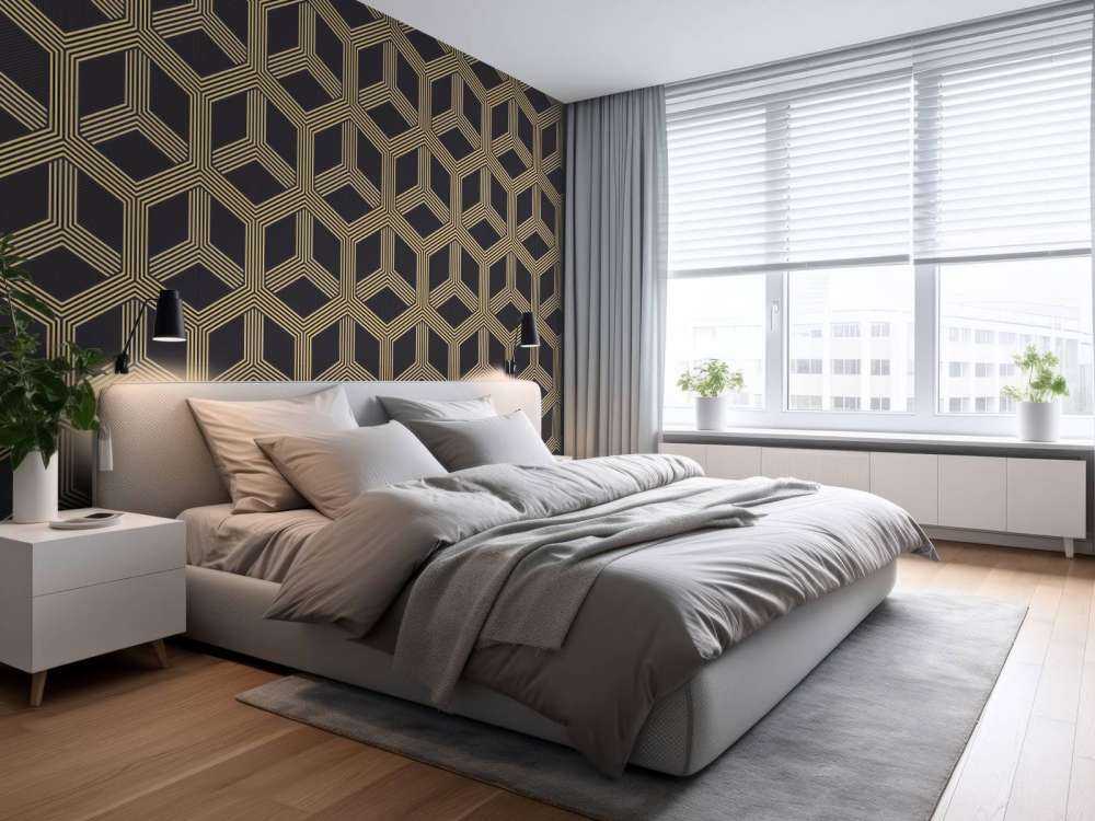 Motif d'illusion art déco