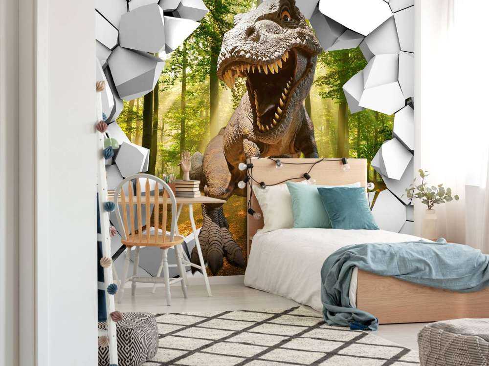 Dino dans un mur