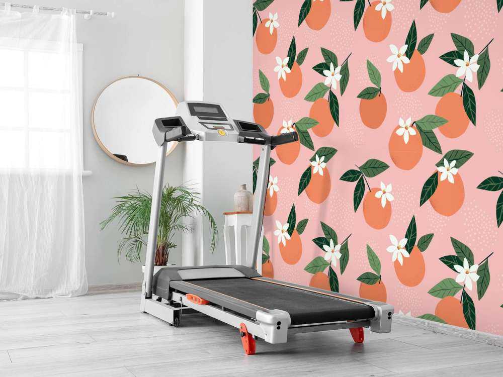 Motif avec des mandarines