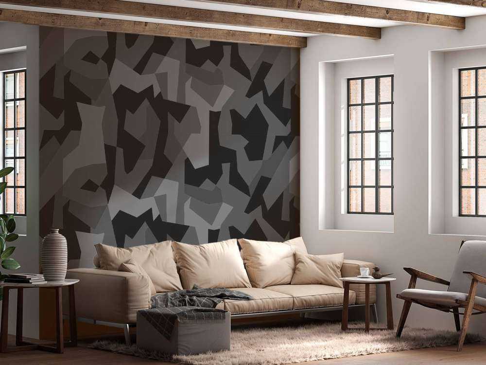 Motif gris, foncé