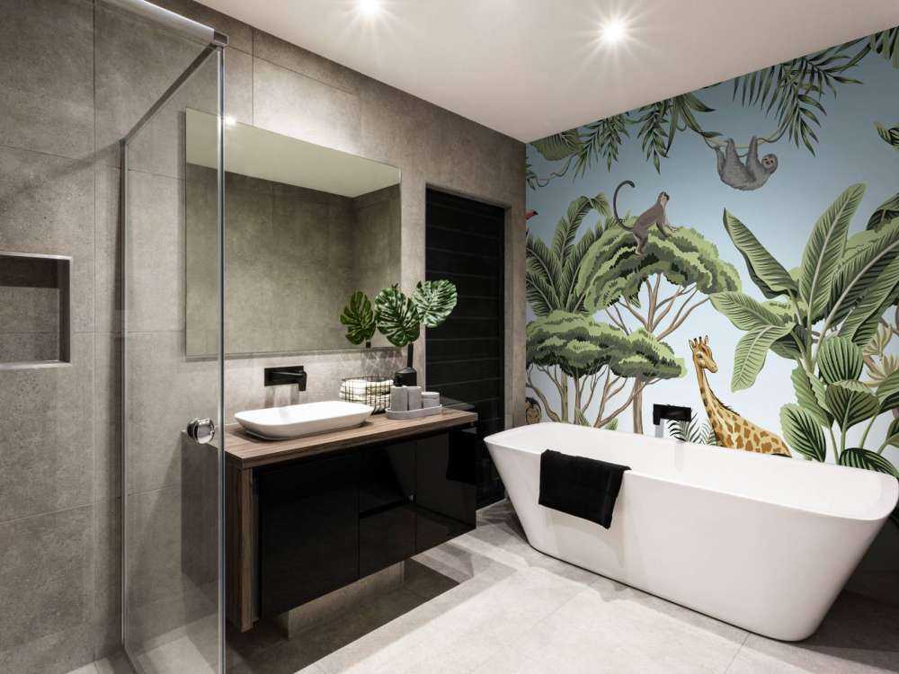 Motif avec des animaux de la jungle