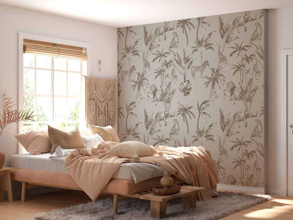 Motif de la jungle animale taupe