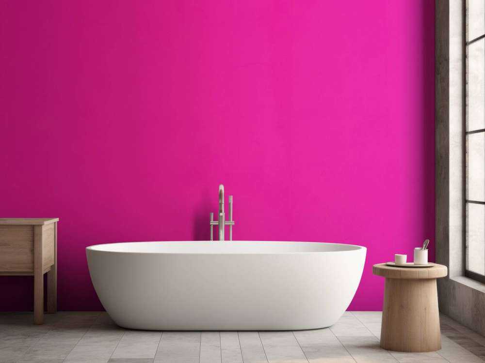 Béton rose fluo