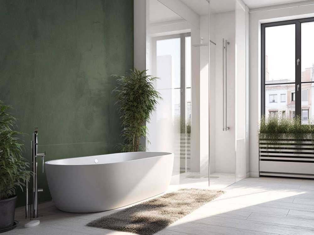 Béton vert olive