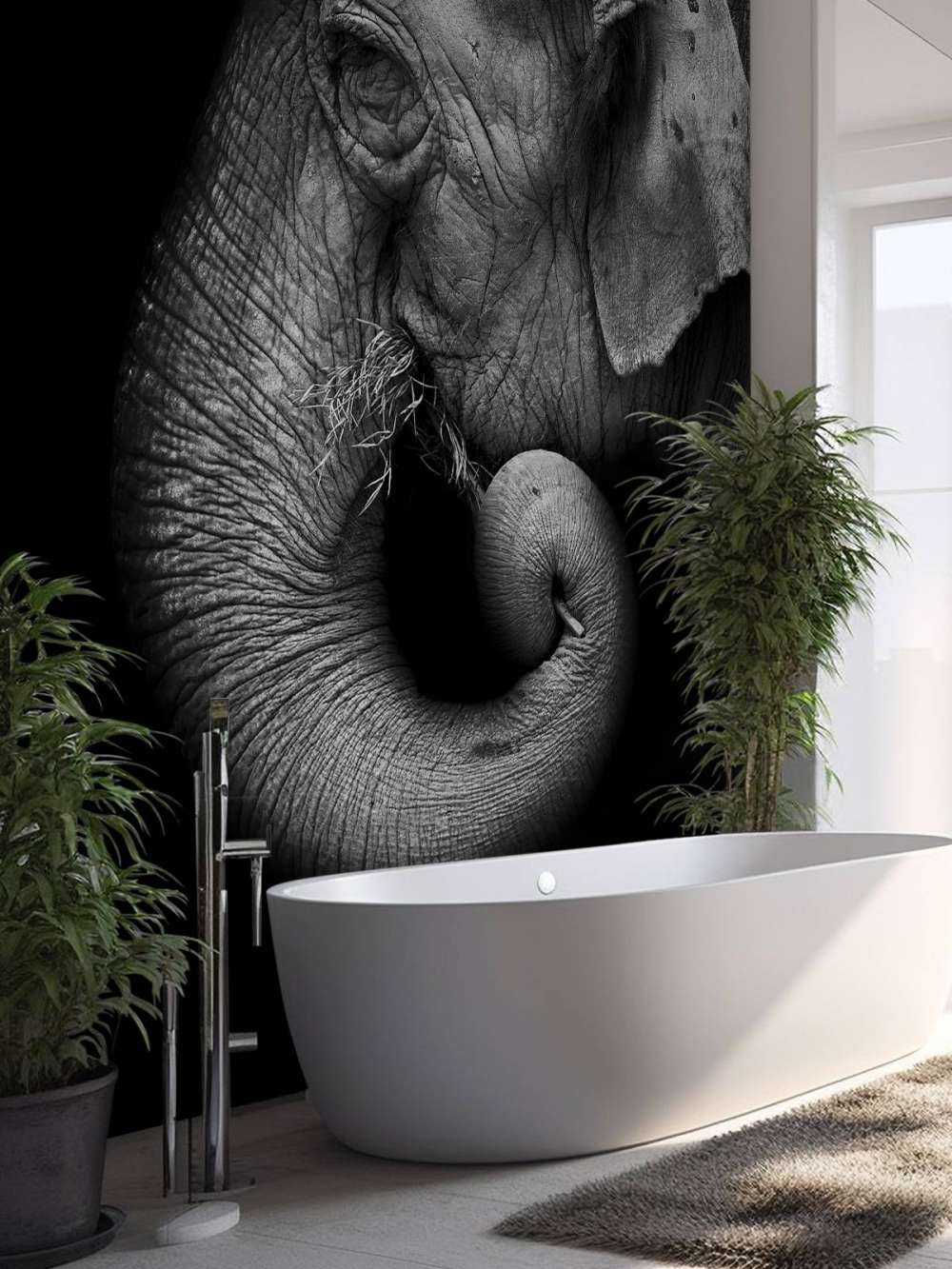Portrait d'éléphant