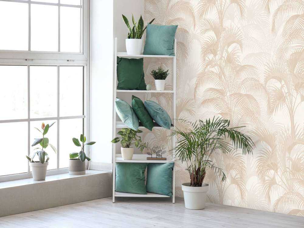 Palmiers tropicaux vintage - sable