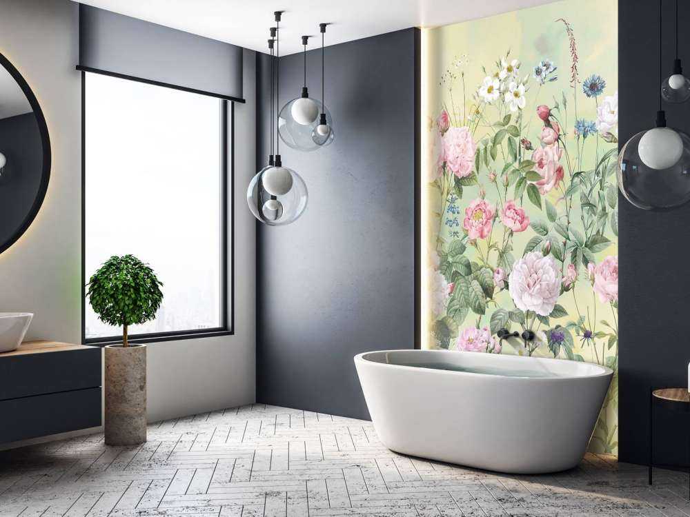 Jardin de roses romantiques