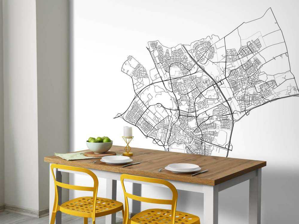 Plan de Den Bosch, blanc