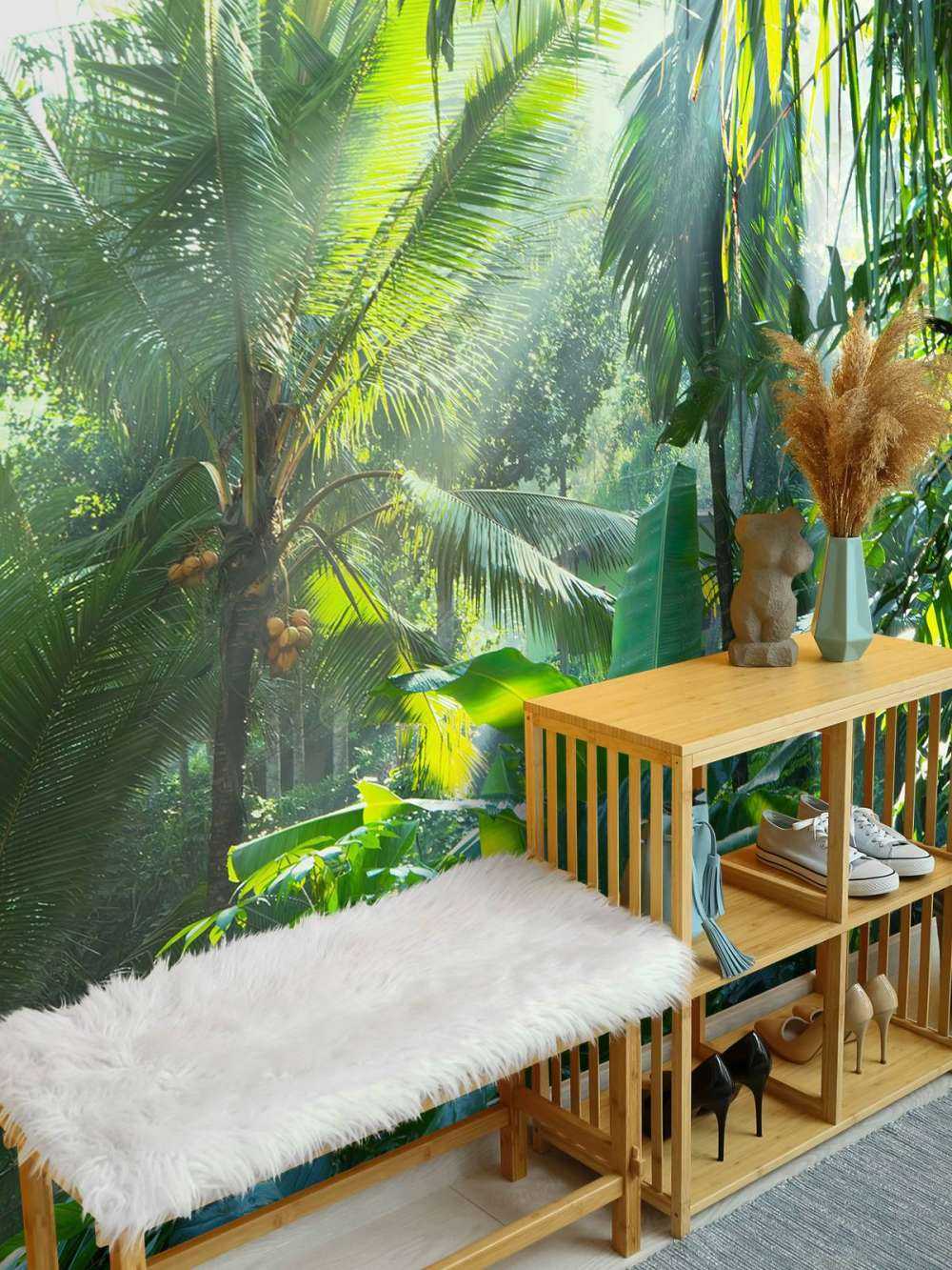 Dans la forêt tropicale