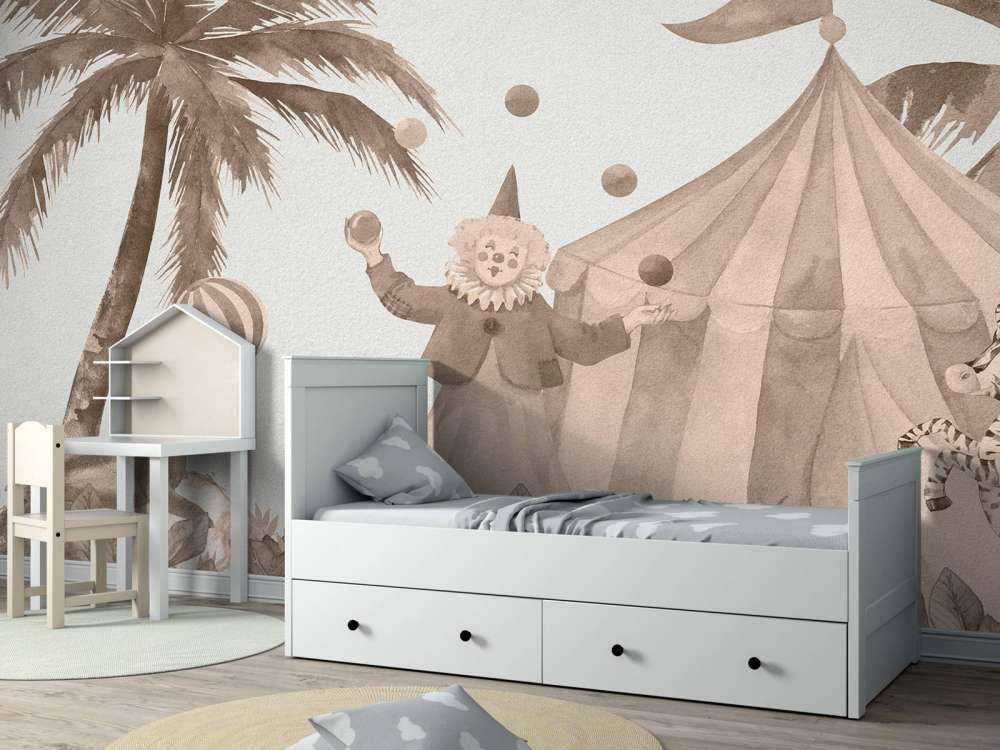 Joyeux animaux de cirque taupe