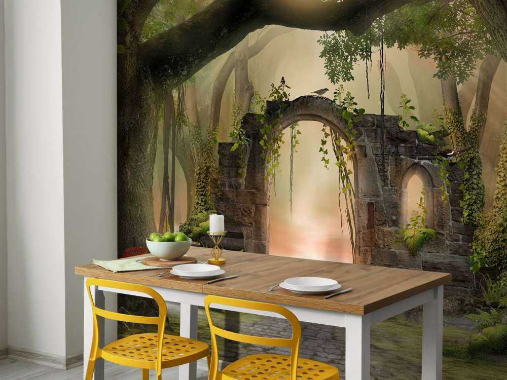 Forêt de conte de fées abandonnée