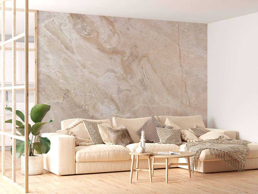 Pierre marbrée beige