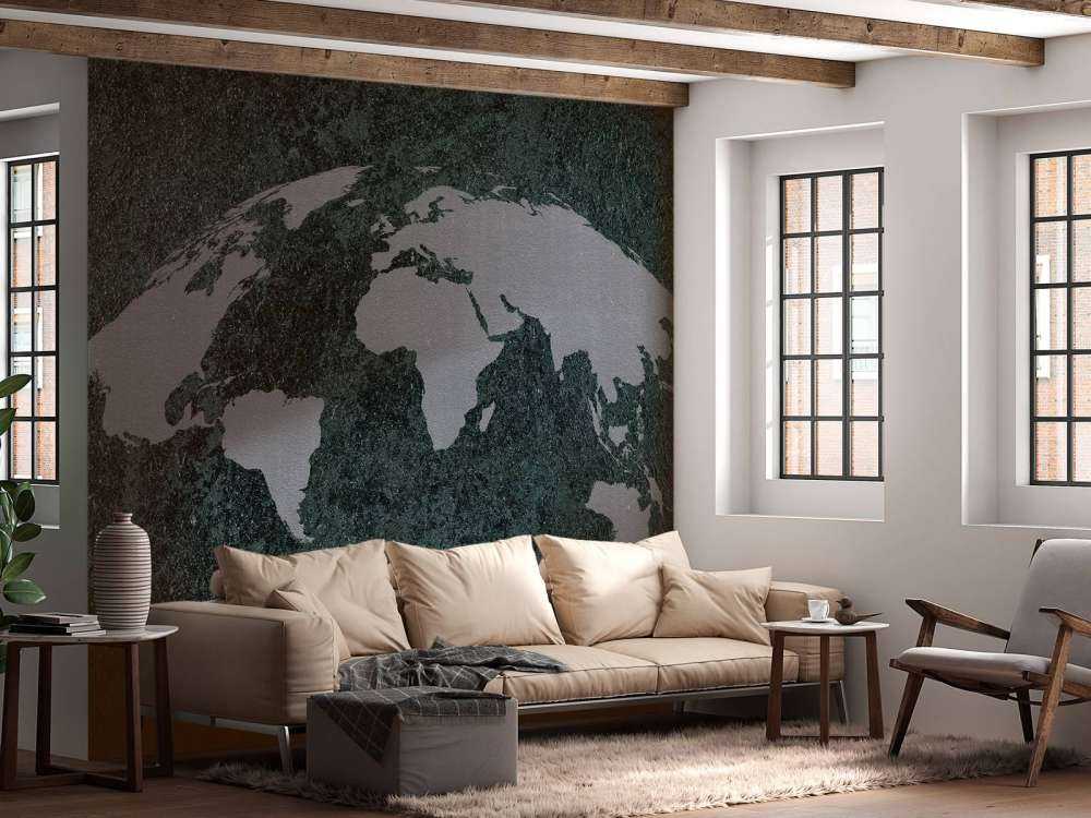 Carte du monde avec texture