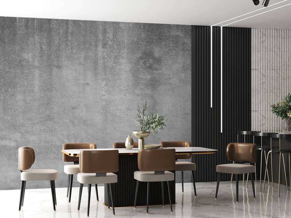 Béton gris détaillé