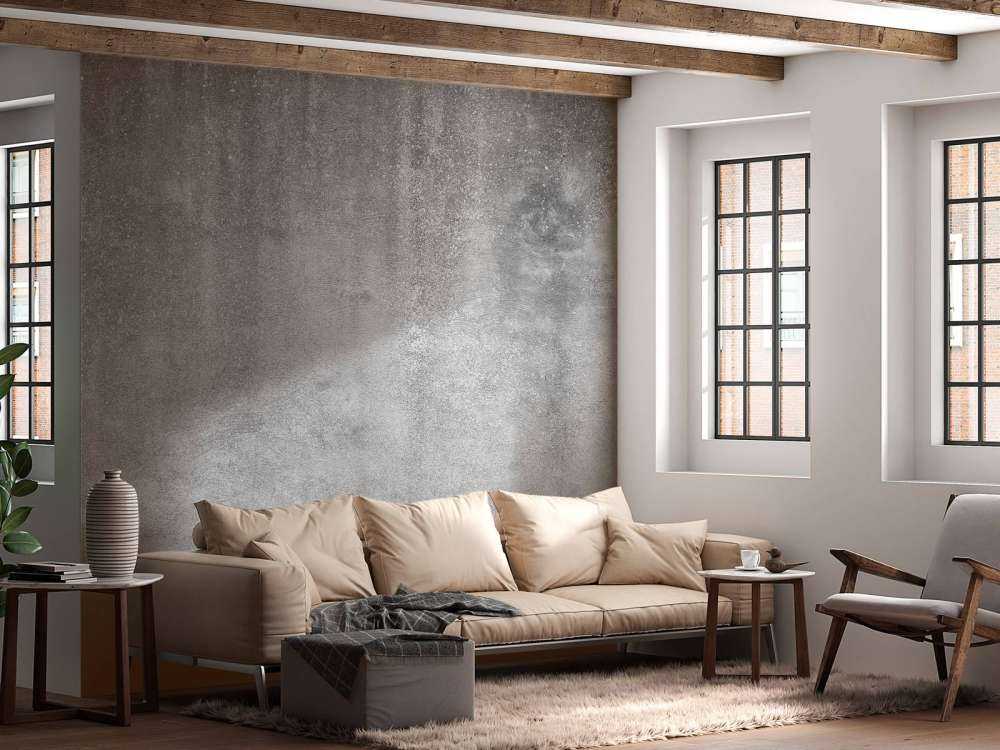 Béton gris détaillé
