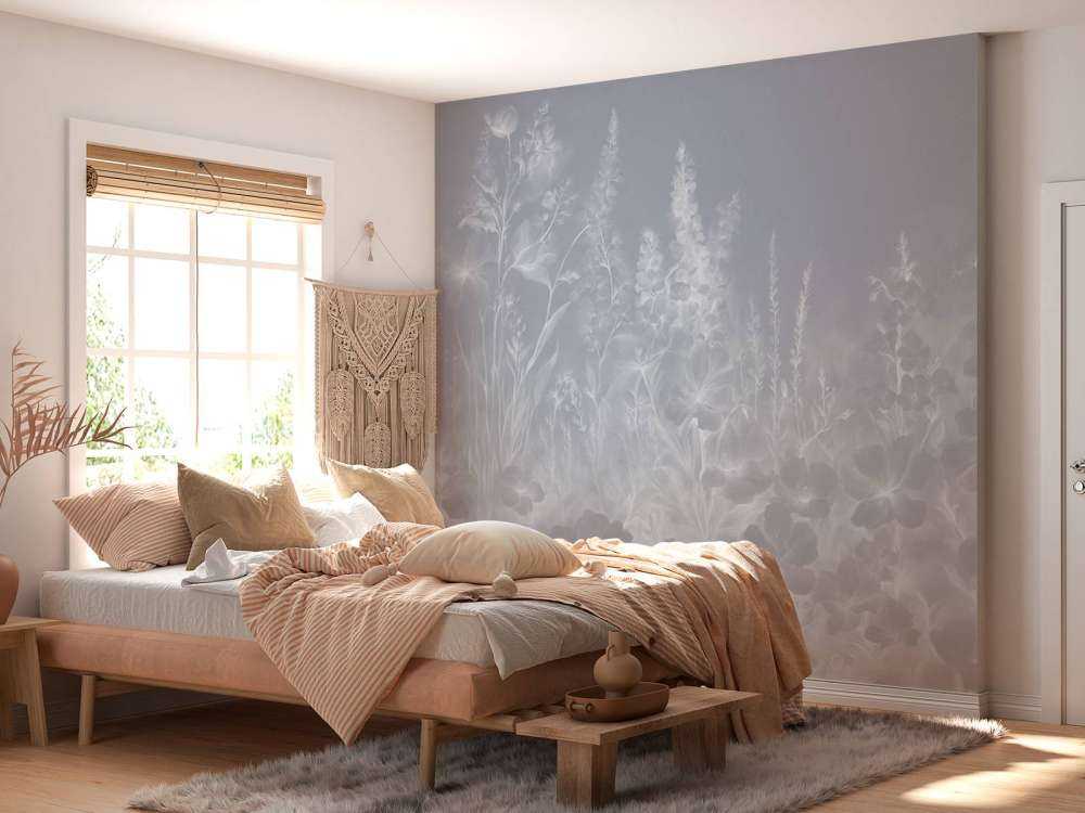 Jardin anglais tendre - gris