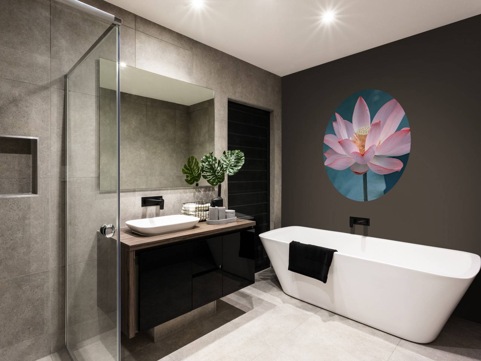 Gros plan sur la fleur de lotus