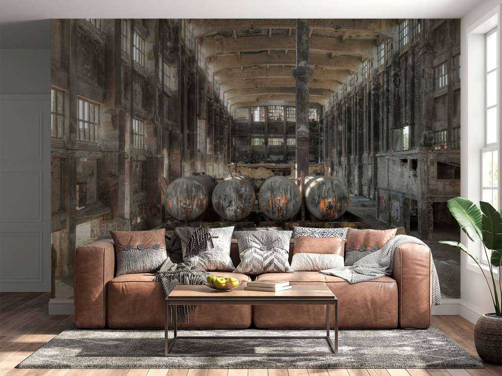 Usine de décors en film