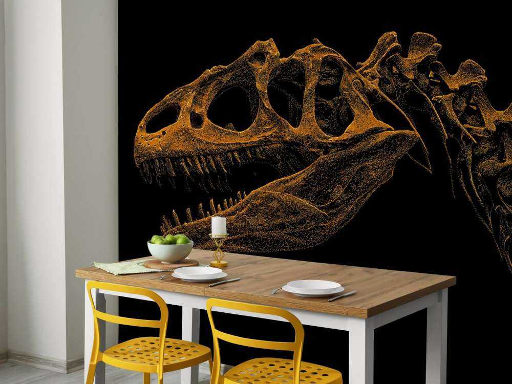 Squelette d'un dinosaure
