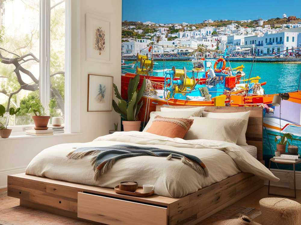 Bateaux de couleur