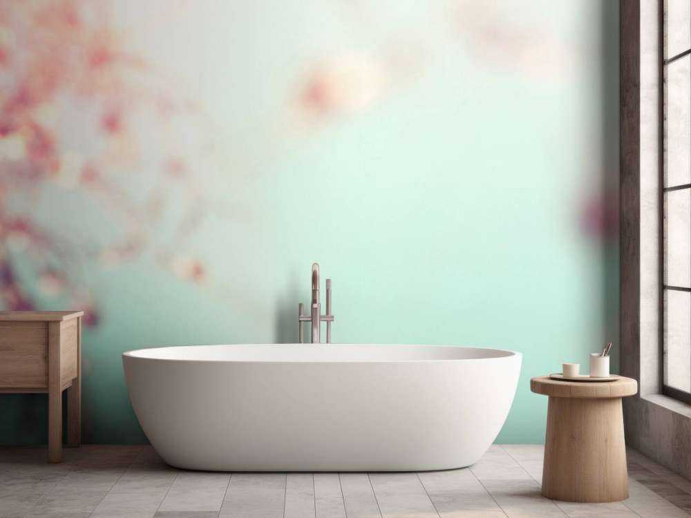 Branche de fleur rose