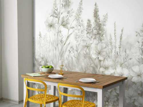 Jardin anglais tendre - vert menthe