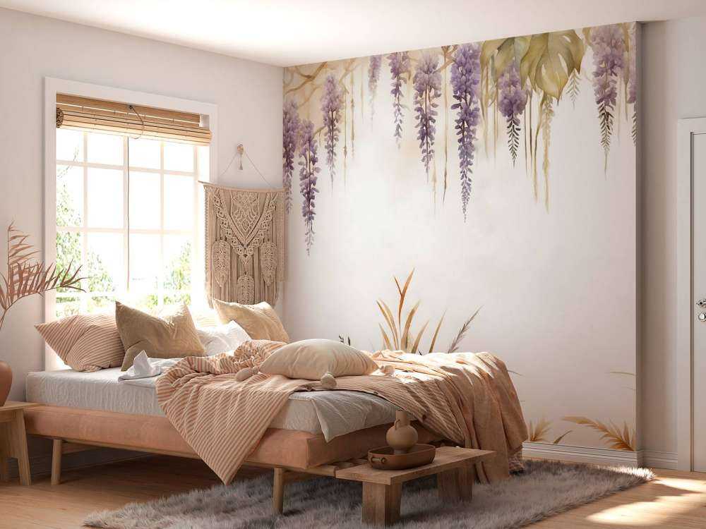 Glycine et Graminées Bleues