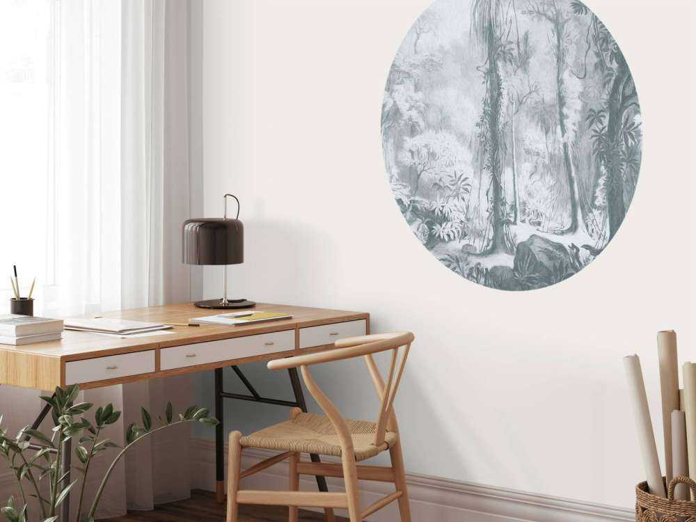 Forêt tropicale - bleu