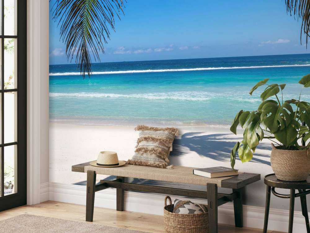 Plage au bord de mer