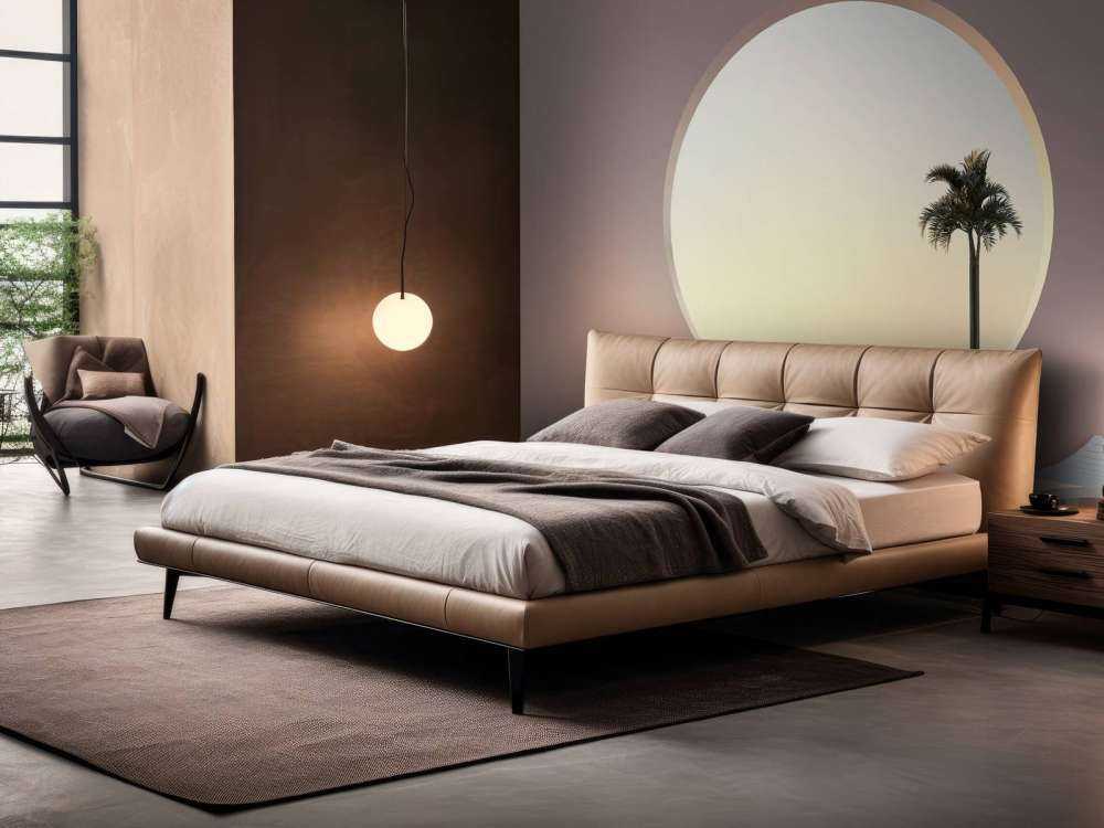 Mur rose avec cercle