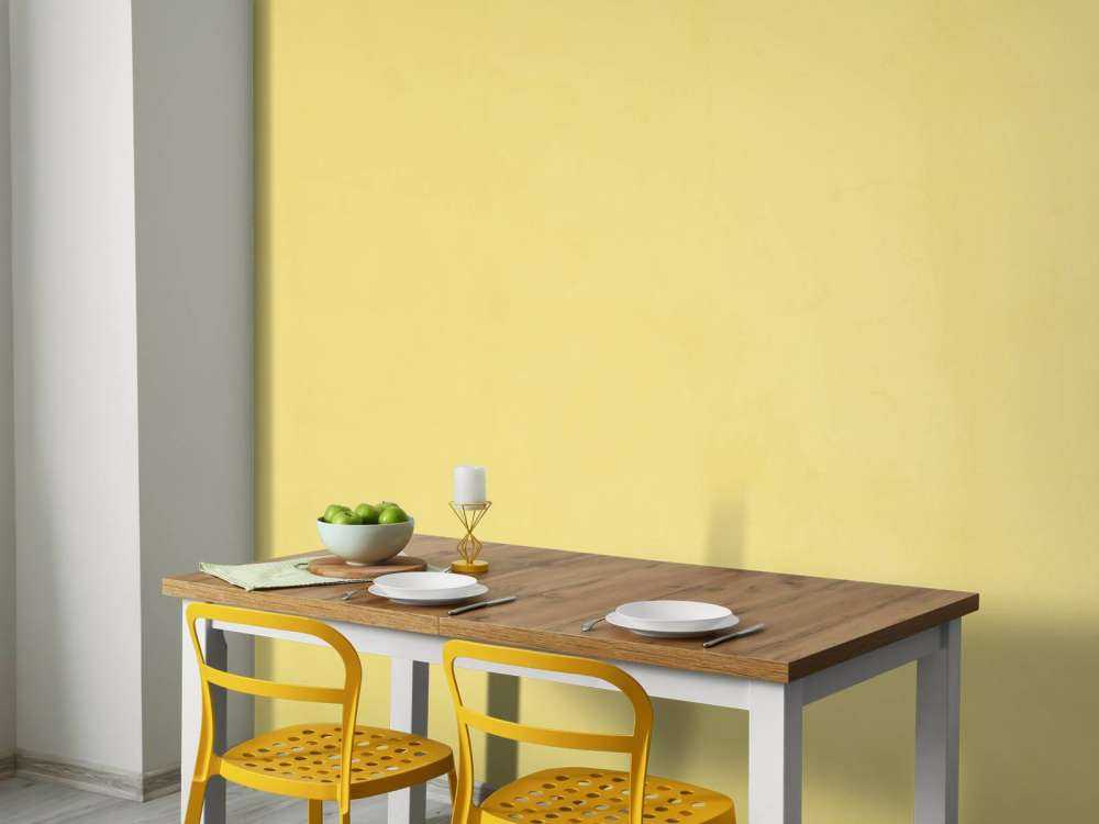 Béton jaune lin