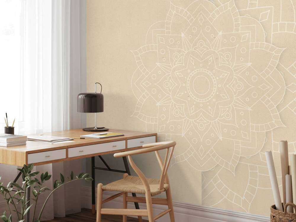 Mandala Beige Atmosphère