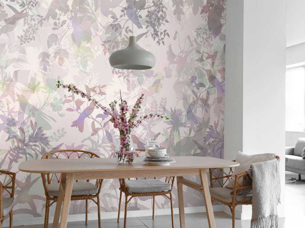 Symphonie de jardin en violet