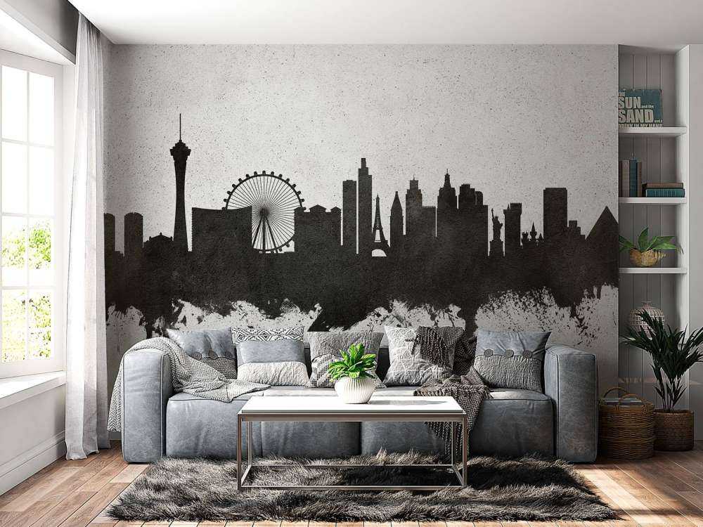 Aquarelle skyline, Las Vegas