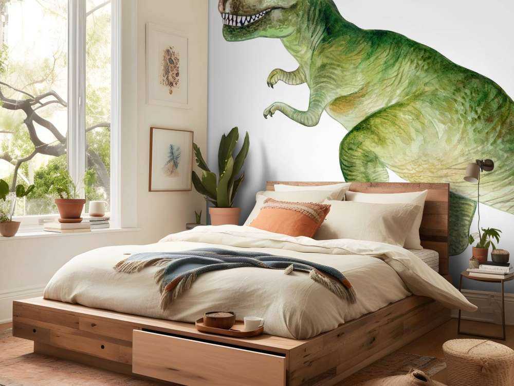 Tyrannosaure d'aquarelle