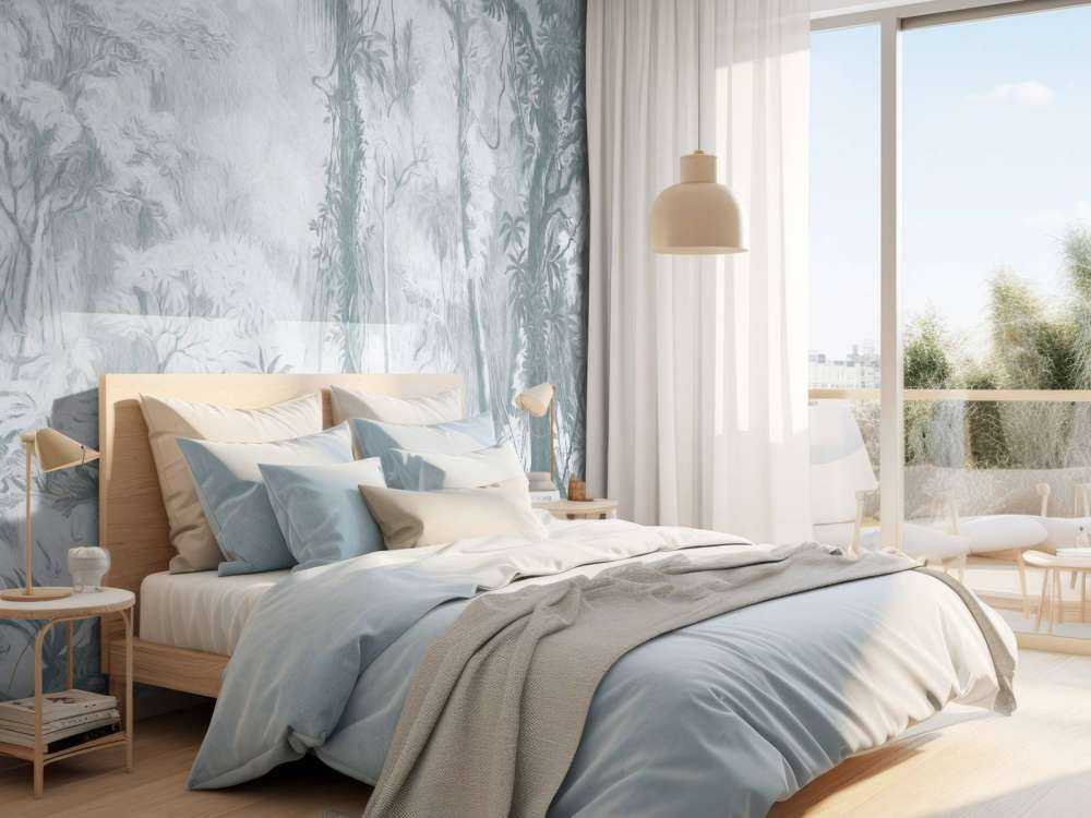 Forêt tropicale - bleu