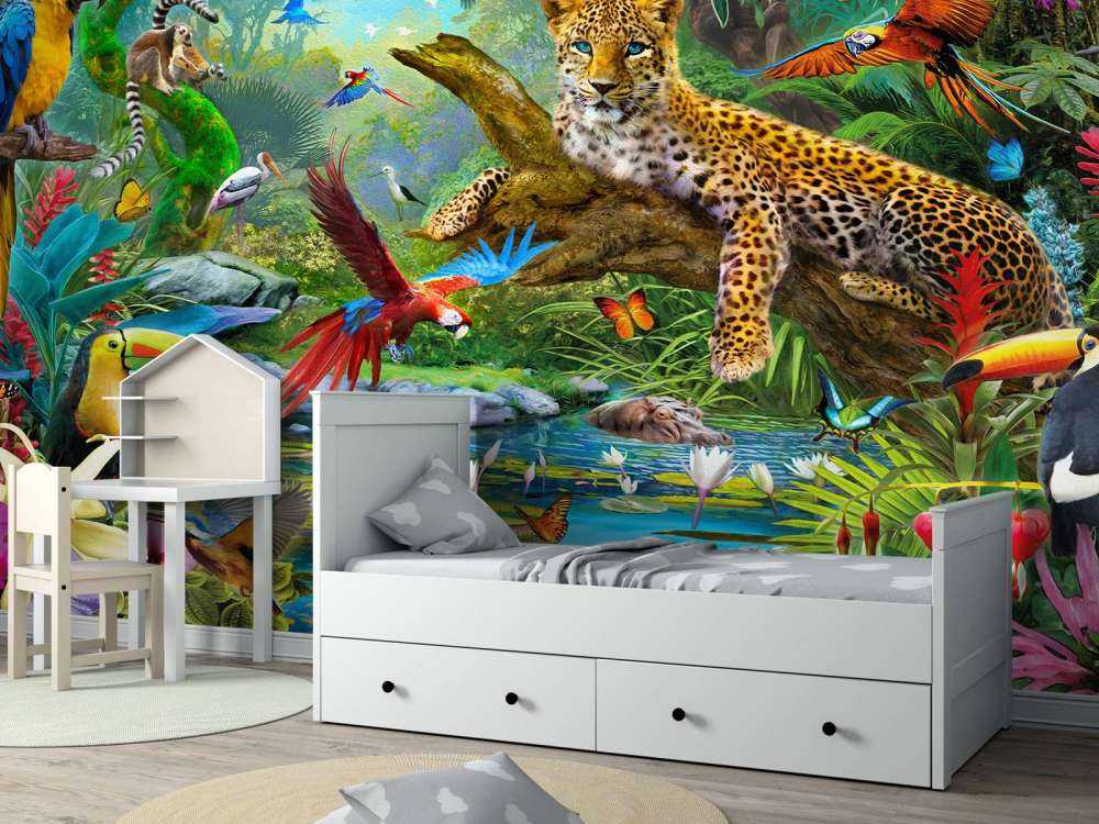 Leopard In Jungle