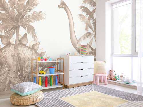 Dinosaures en taupe