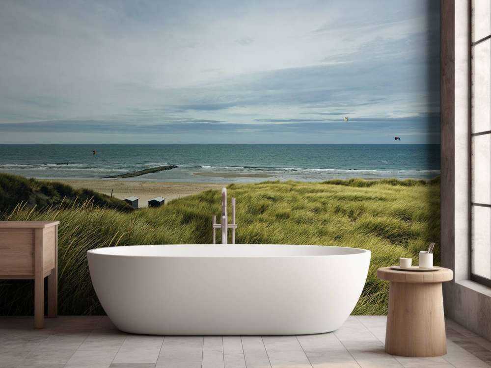 La plage depuis les dunes