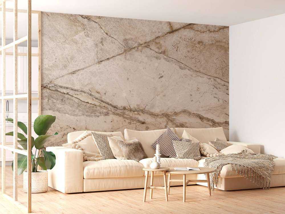 Marbre beige texturé